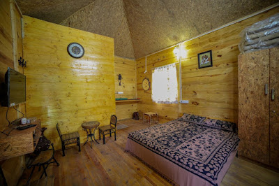 Wooden Cottage Room